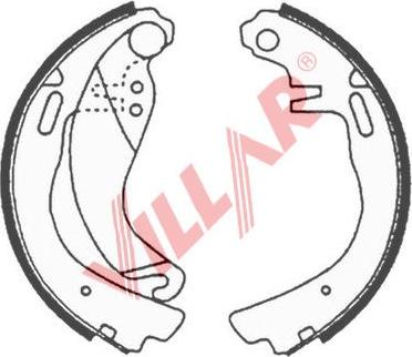 Villar 629.0619 - Komplet kočnica, bubanj kočnice www.molydon.hr