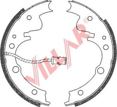 Villar 629.0684 - Komplet kočnica, bubanj kočnice www.molydon.hr
