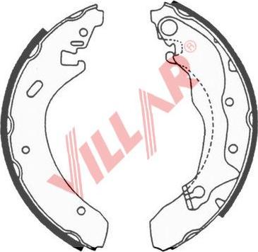 Villar 629.0631 - Komplet kočnica, bubanj kočnice www.molydon.hr