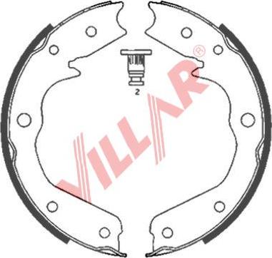 Villar 629.0850 - Komplet kočionih obloga, rucna kočnica www.molydon.hr