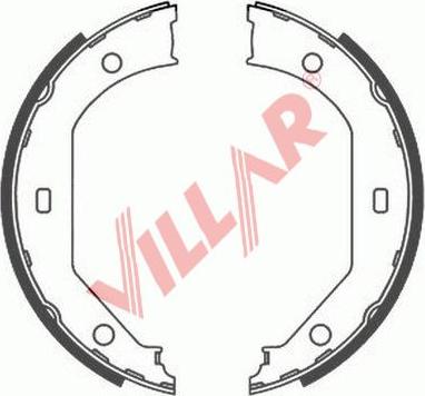 Villar 629.0810 - Komplet kočionih obloga, rucna kočnica www.molydon.hr