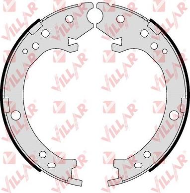 Villar 629.0248 - Komplet kočionih obloga, rucna kočnica www.molydon.hr