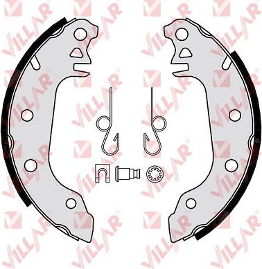 Villar 629.0228 - Komplet kočnica, bubanj kočnice www.molydon.hr