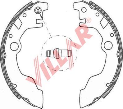 Villar 629.0763 - Komplet kočnica, bubanj kočnice www.molydon.hr