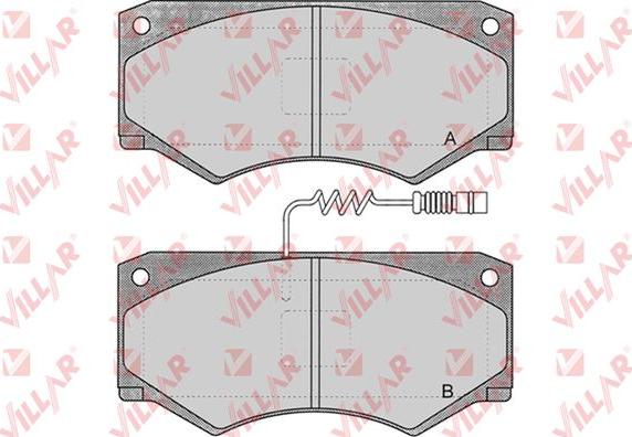 Villar 626.0660 - Komplet Pločica, disk-kočnica www.molydon.hr