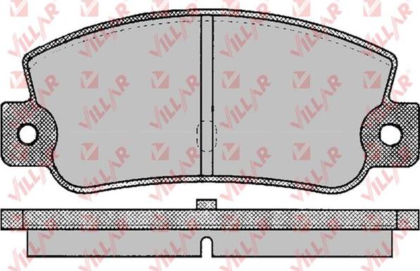 Villar 626.0095 - Komplet Pločica, disk-kočnica www.molydon.hr