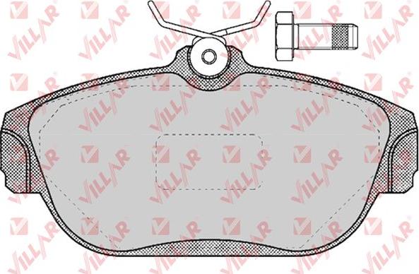 Villar 626.0382 - Komplet Pločica, disk-kočnica www.molydon.hr