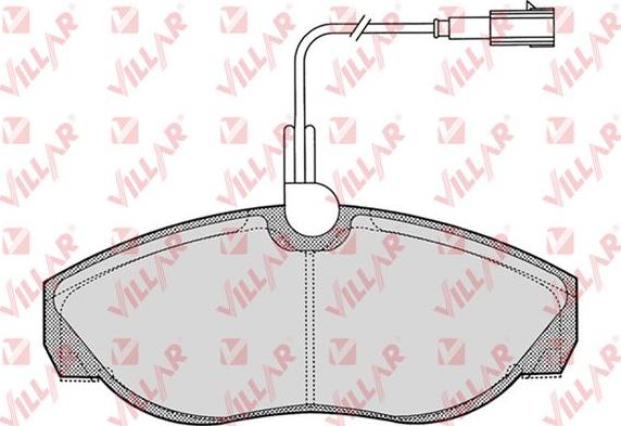 Villar 626.0773 - Komplet Pločica, disk-kočnica www.molydon.hr