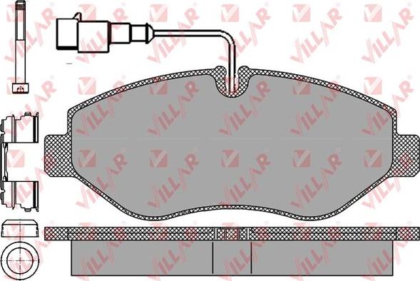 Villar 626.1669 - Komplet Pločica, disk-kočnica www.molydon.hr