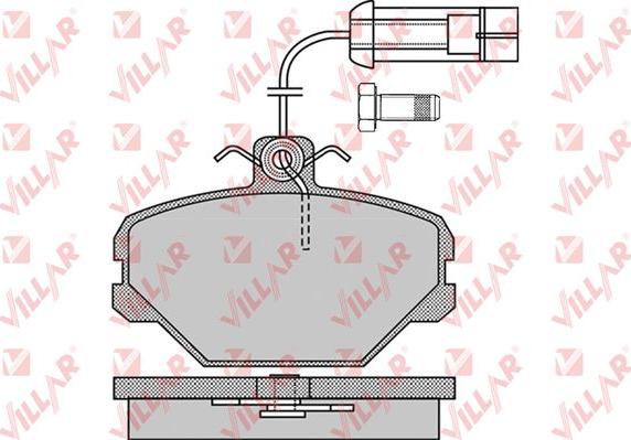 Villar 626.1092 - Komplet Pločica, disk-kočnica www.molydon.hr