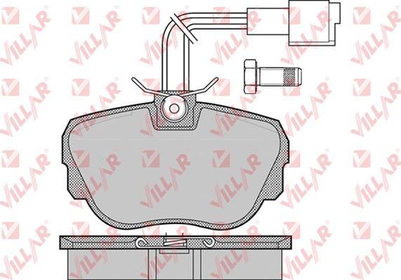 Villar 626.1079 - Komplet Pločica, disk-kočnica www.molydon.hr