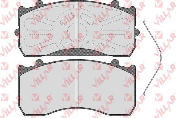 Villar 626.1169 - Komplet Pločica, disk-kočnica www.molydon.hr