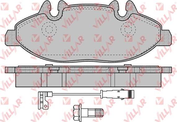 Villar 626.1228 - Komplet Pločica, disk-kočnica www.molydon.hr