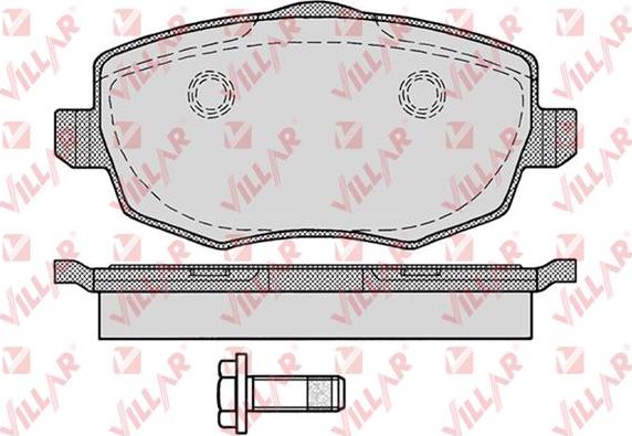 Villar 626.1223 - Komplet Pločica, disk-kočnica www.molydon.hr