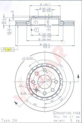 Villar 628.0480 - Kočioni disk www.molydon.hr