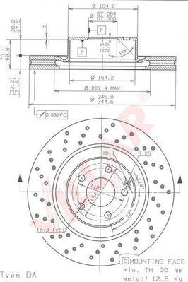 Villar 628.1991 - Kočioni disk www.molydon.hr