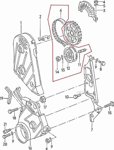 VW N 011 133 7 - Komplet zupčastog remena www.molydon.hr