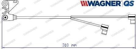 Wagner 587060W - Signalni kontakt, trosenje kočione plocice www.molydon.hr