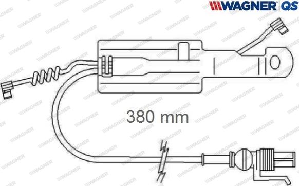 Wagner 587068W - Signalni kontakt, trosenje kočione plocice www.molydon.hr