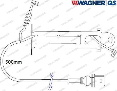 Wagner 587033W - Signalni kontakt, trosenje kočione plocice www.molydon.hr