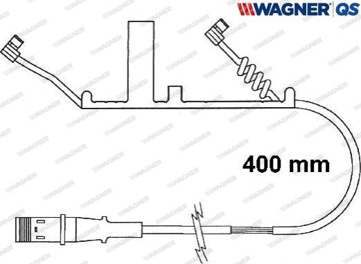 Wagner 587021W - Signalni kontakt, trosenje kočione plocice www.molydon.hr