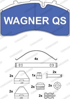 Wagner 2915804950 - Komplet Pločica, disk-kočnica www.molydon.hr