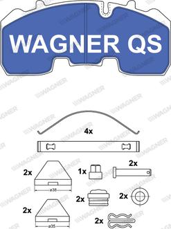 Wagner 2926504950 - Komplet Pločica, disk-kočnica www.molydon.hr