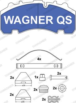 Wagner 2926304950 - Komplet Pločica, disk-kočnica www.molydon.hr