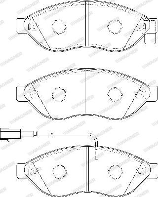 Wagner WBP24468A - Komplet Pločica, disk-kočnica www.molydon.hr