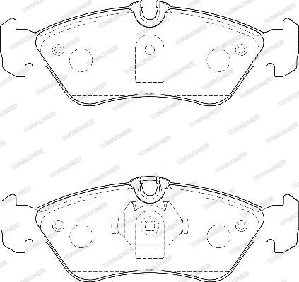 Wagner WBP21592A - Komplet Pločica, disk-kočnica www.molydon.hr