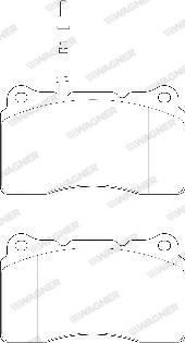 Wagner WBP23575A - Komplet Pločica, disk-kočnica www.molydon.hr