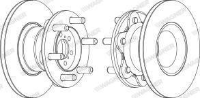 Wagner WGR6104-1 - Kočioni disk www.molydon.hr