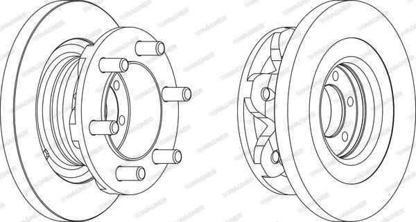 Wagner WGR6139-1 - Kočioni disk www.molydon.hr