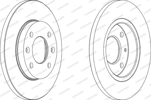 Wagner WGR0995-1 - Kočioni disk www.molydon.hr