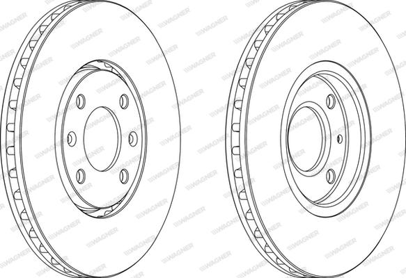 Wagner WGR0841-1 - Kočioni disk www.molydon.hr