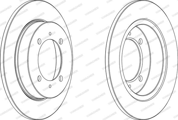 Wagner WGR0886-1 - Kočioni disk www.molydon.hr