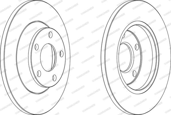 Wagner WGR0759-1 - Kočioni disk www.molydon.hr