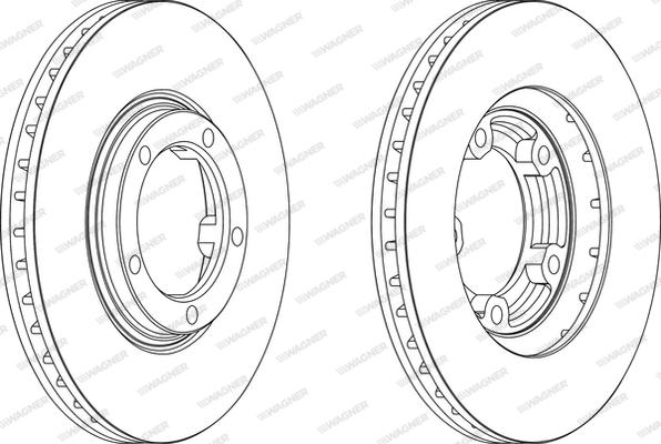 Wagner WGR1404-1 - Kočioni disk www.molydon.hr