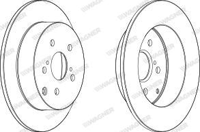 Wagner WGR1419-1 - Kočioni disk www.molydon.hr