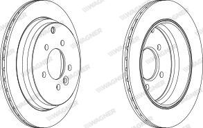 Wagner WGR1431-1 - Kočioni disk www.molydon.hr