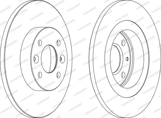 Wagner WGR1502-1 - Kočioni disk www.molydon.hr