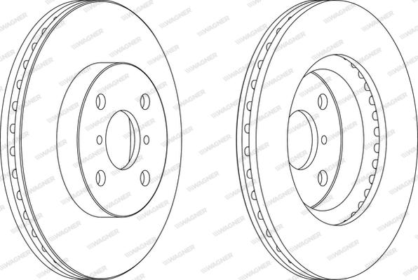 Wagner WGR1587-1 - Kočioni disk www.molydon.hr