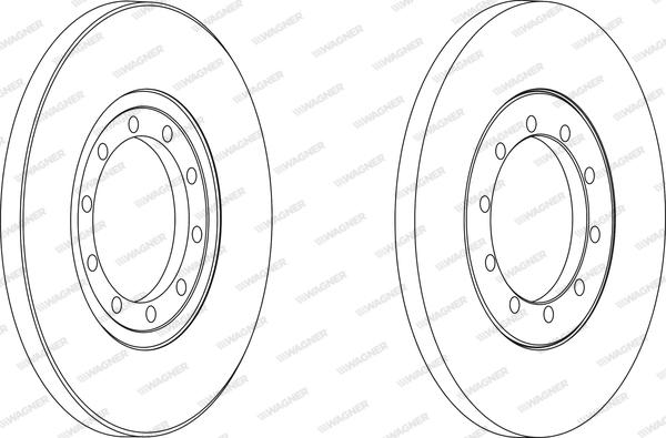 Wagner WGR1537-1 - Kočioni disk www.molydon.hr