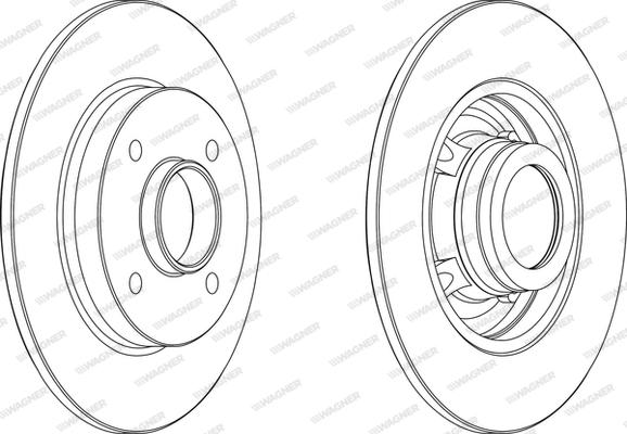 Wagner WGR1523-1 - Kočioni disk www.molydon.hr