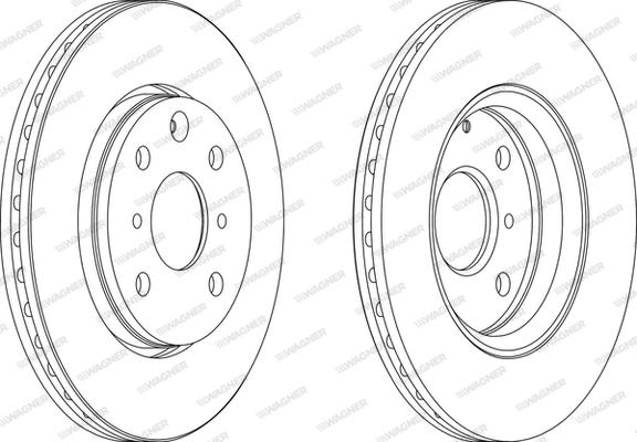 Wagner WGR1527-1 - Kočioni disk www.molydon.hr