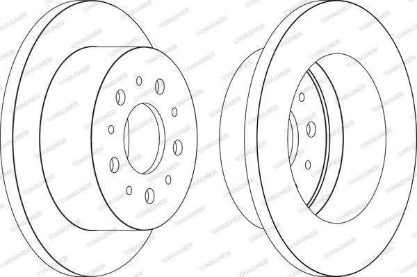 Wagner WGR1653-1 - Kočioni disk www.molydon.hr