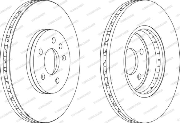 Wagner WGR1664-1 - Kočioni disk www.molydon.hr