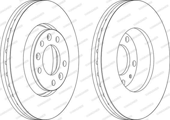 Wagner WGR1601-1 - Kočioni disk www.molydon.hr