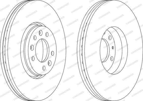 Wagner WGR1615-1 - Kočioni disk www.molydon.hr