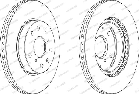 Wagner WGR1620-1 - Kočioni disk www.molydon.hr